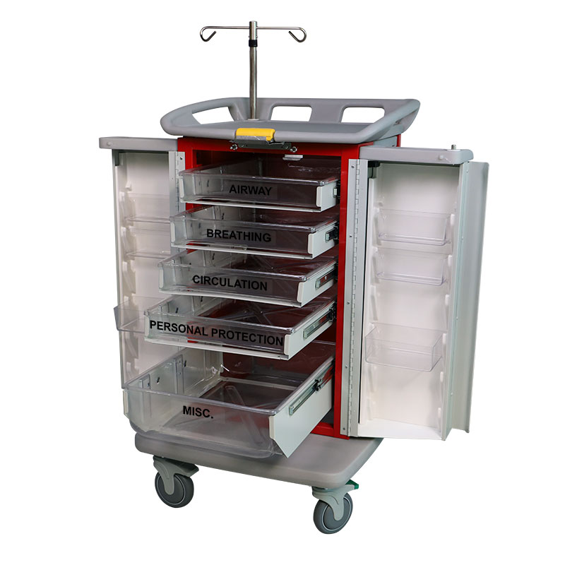 ER-2000-Cart-Open-Red ER 2000 Crash Cart